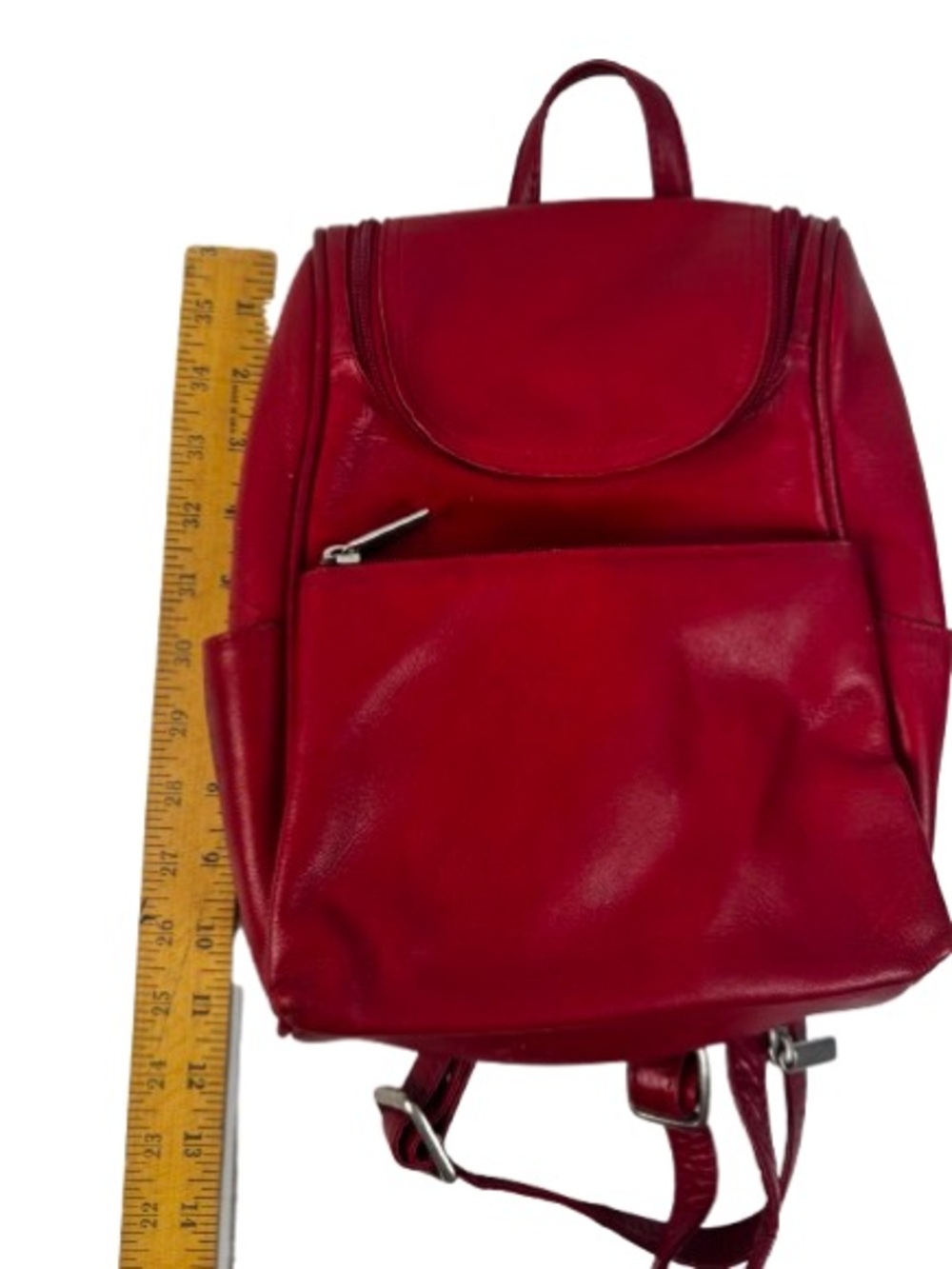 Wilson Leather Red Backpack - Picture 11 of 13